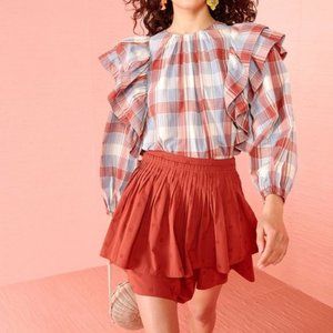 Ulla Johnson ALICE Red Mini Skirt NWOT